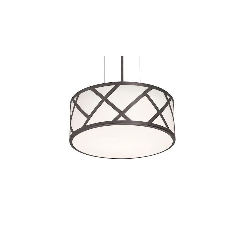 AFX Haven 13  Medium Base Pendant - Black Finish