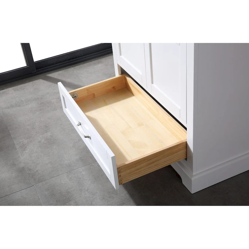 Mareo 36  Solid Wood Bathroom Vanity Set