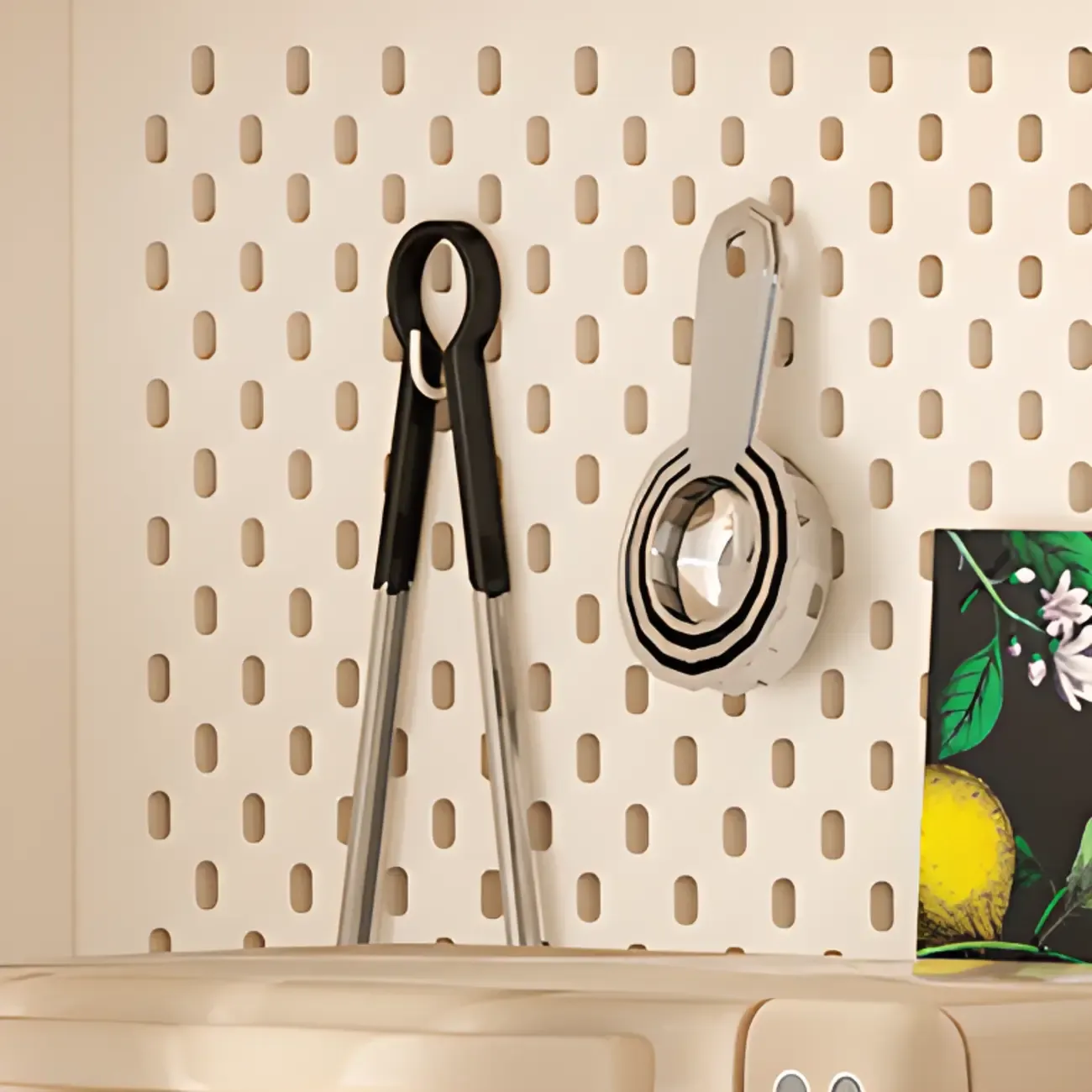 Freestanding Wooden Open Display Buffet Cabinet with Drawer