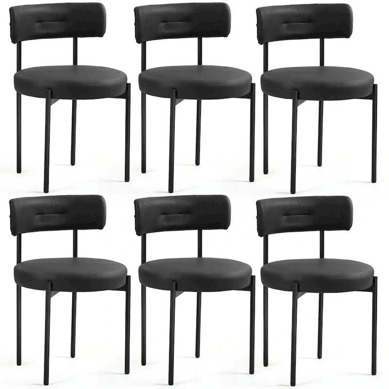 AVAWING Dining Chairs Mid-Century Modern Kitchen Chairs Set of 6