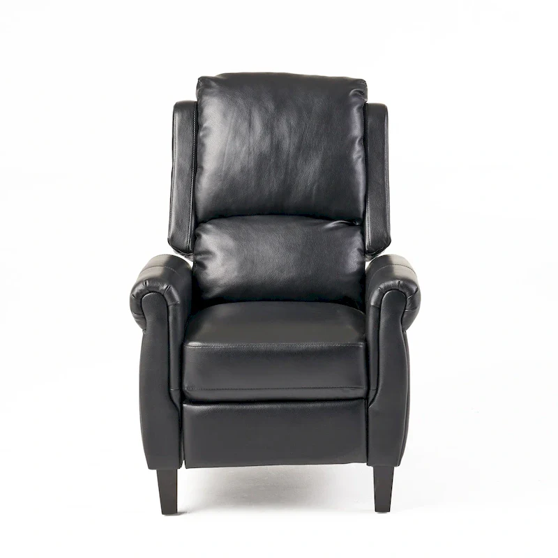 Haddan PU Leather Recliner Club Chair by Christopher Knight Home