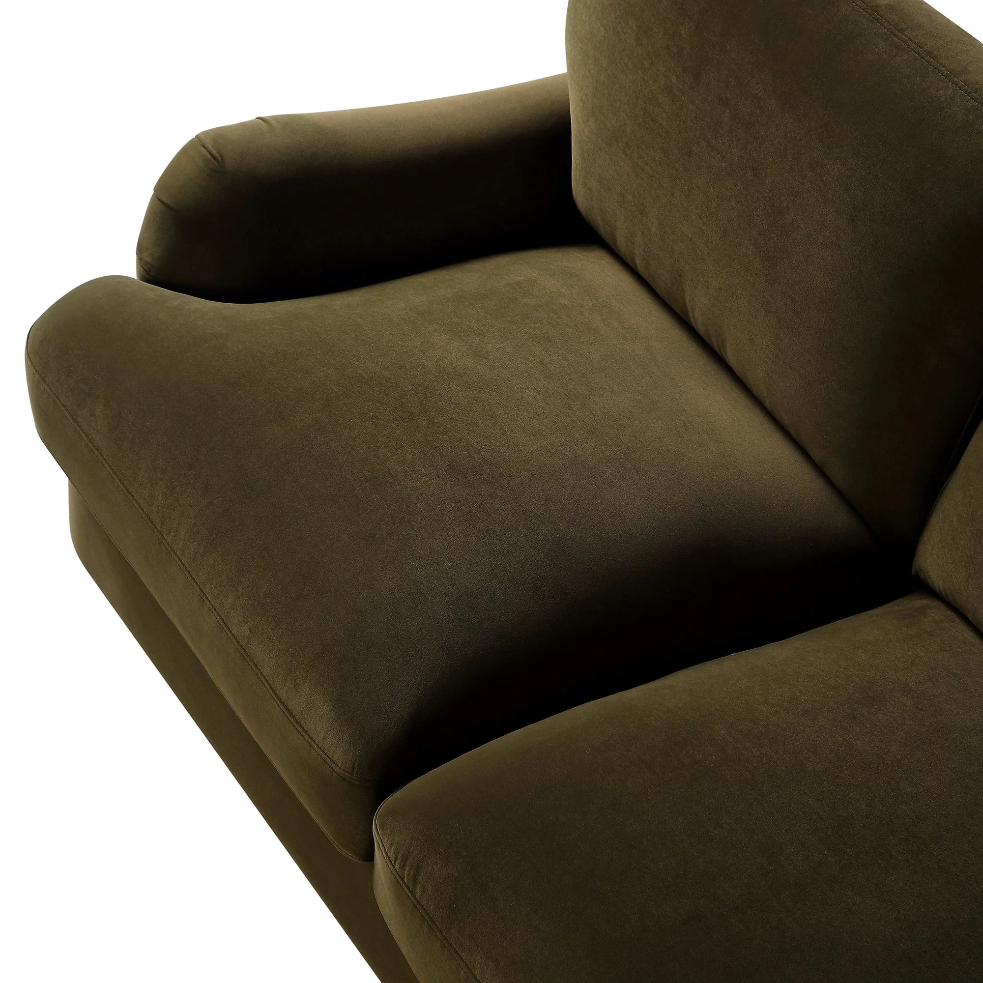 Seaweed Velvet Sofa, 2-Seater