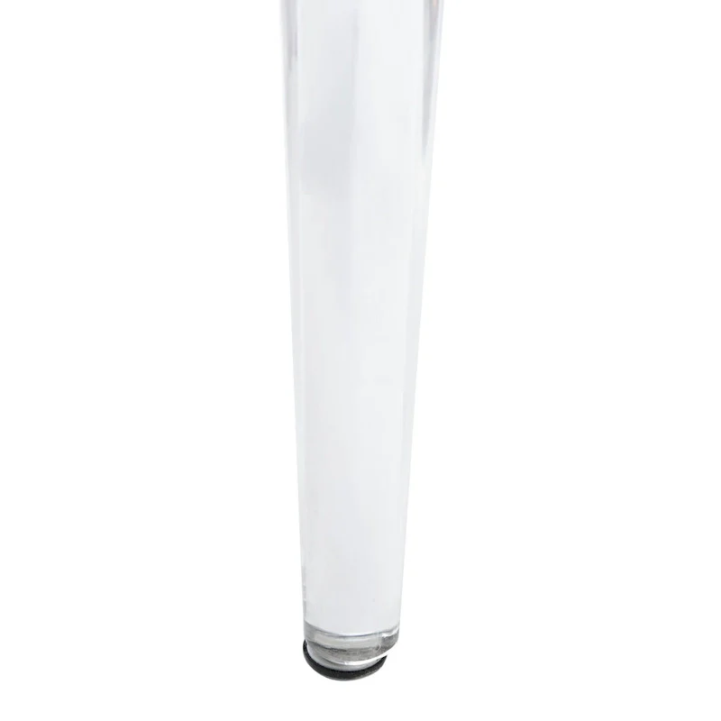 Acrylic Leg Dining Chair - 22W x 28D x 38H Modern Glamour Style