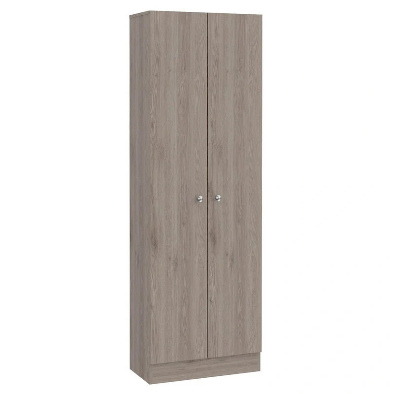 White / Black / Oak Freestanding Storage Cabinet with 10 Shelves