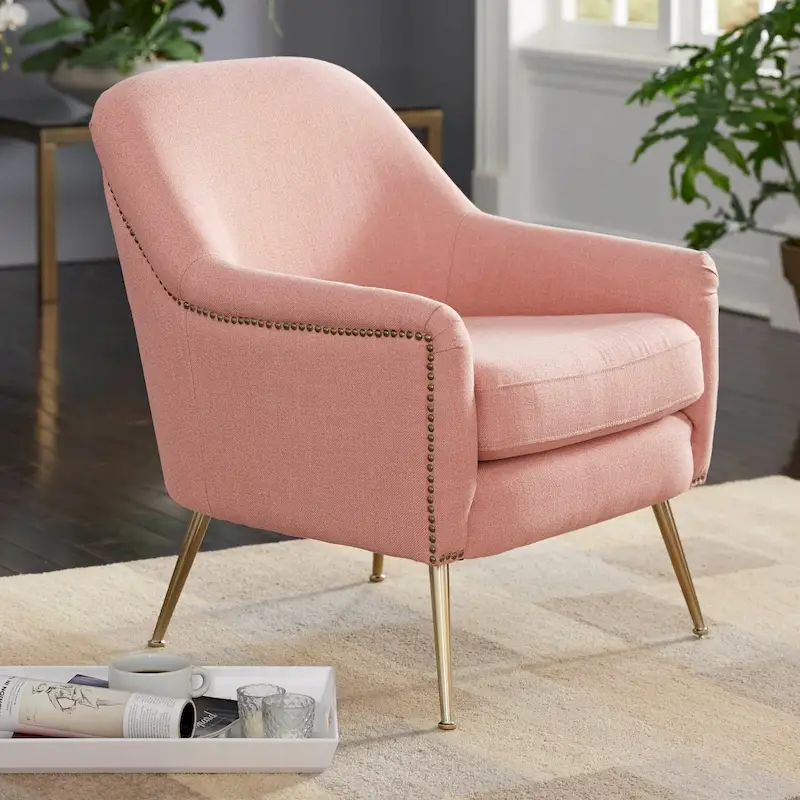Mid-century Upholstered Accent Chair