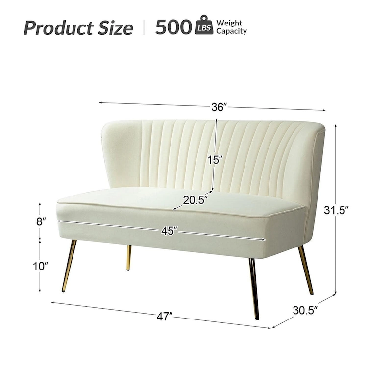 Delicia 3 Piece High-Quality Velvet Fabric Living Room Set with Sturdy Legs by HULALA HOME