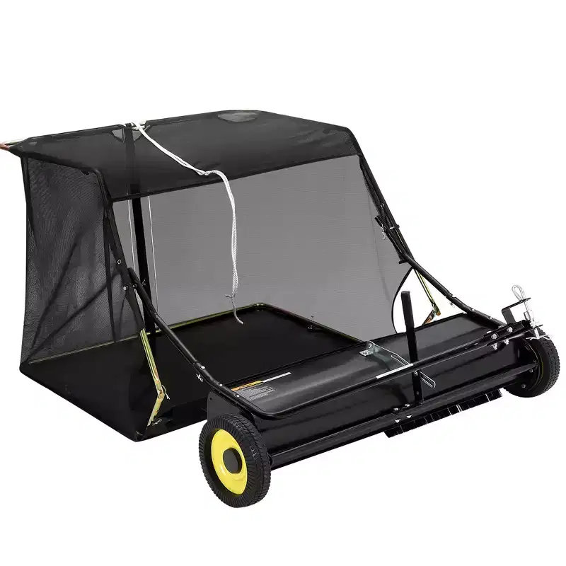 50 Inch Lawn Sweeper Tow Behind with Adjustable Height