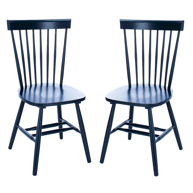SAFAVIEH Suhair Spindle Farmhouse Dining Chair (Set of 2) - 20.5 x 21 x 36 - 21W x 21D x 36H