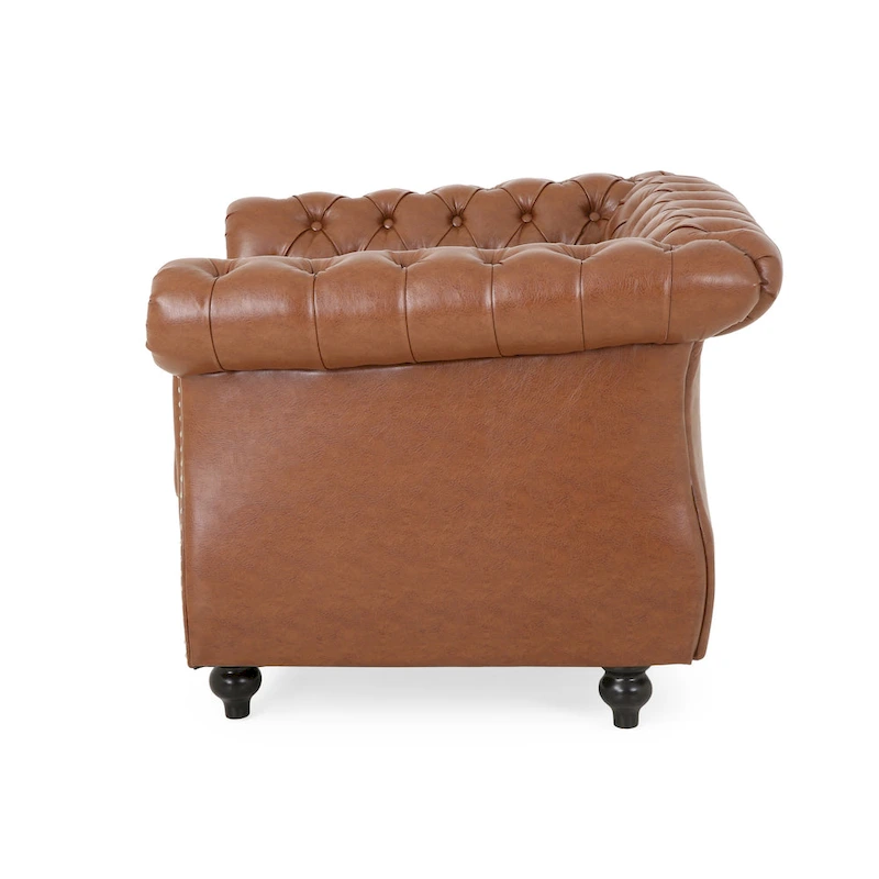 Silverdale Traditional Chesterfield Club Chair by Christopher Knight Home