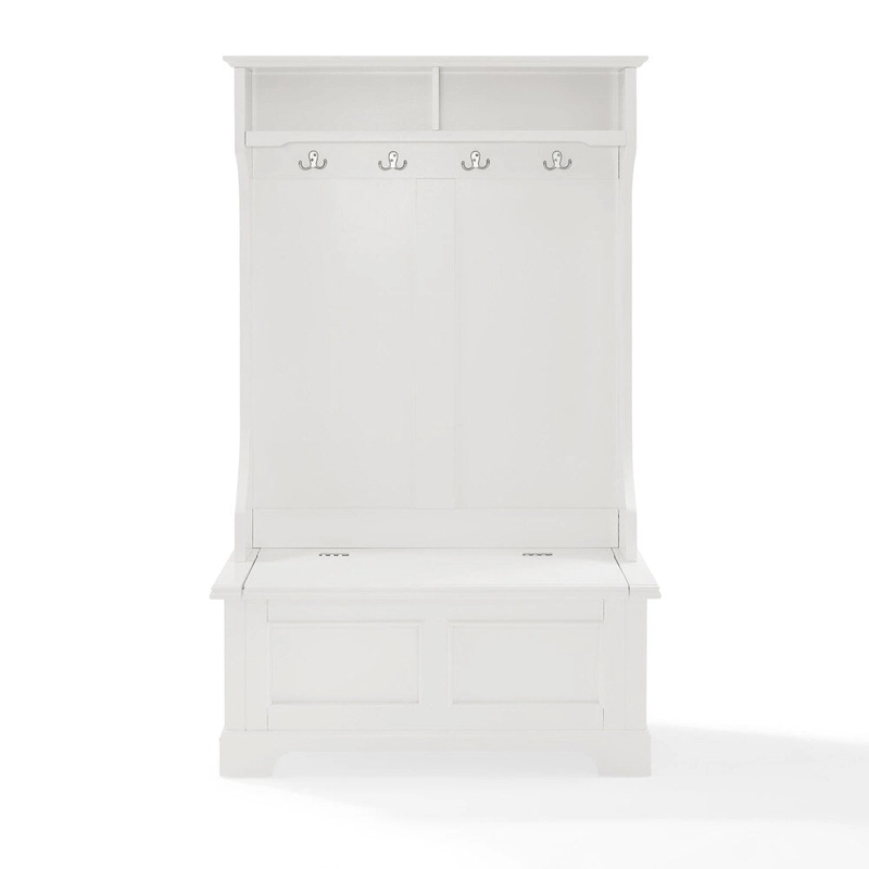 Campbell Classic White Wooden Hall Tree