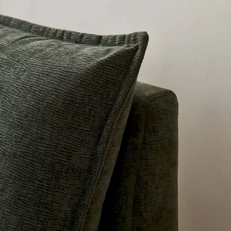 Chenille Upholstered Armless Modular Sectional Sofa, Free Combination