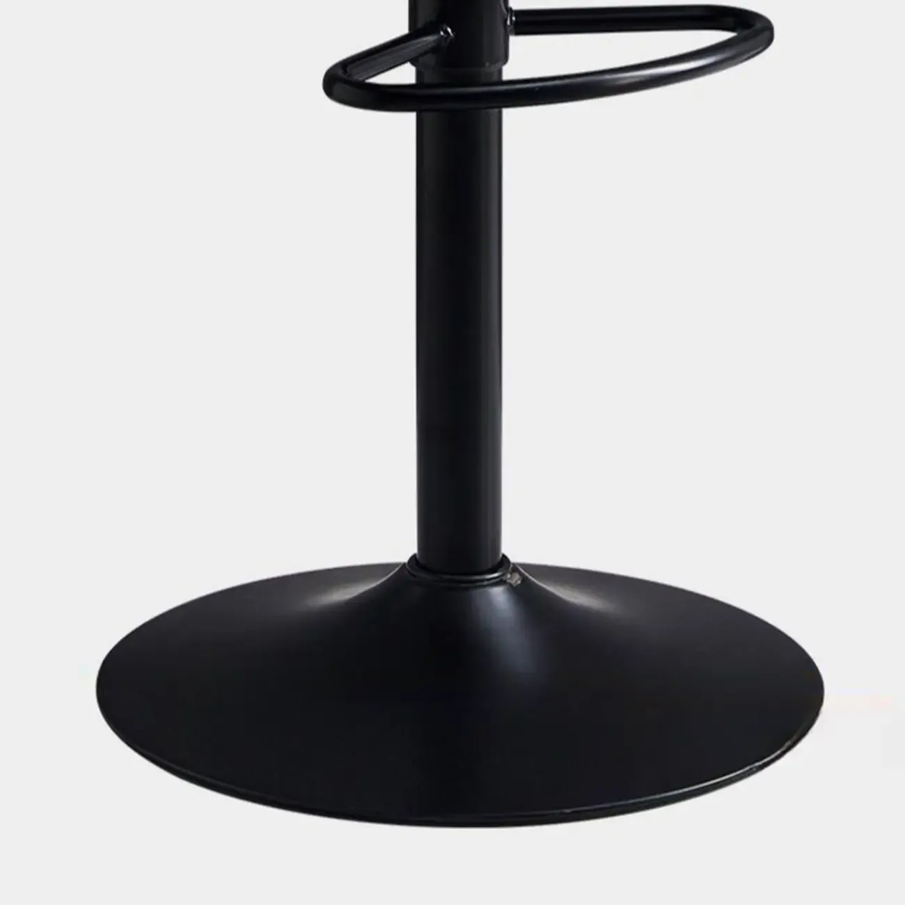 Modern Green Saddle Fax Leather Adjustable Swivel Bar Stools