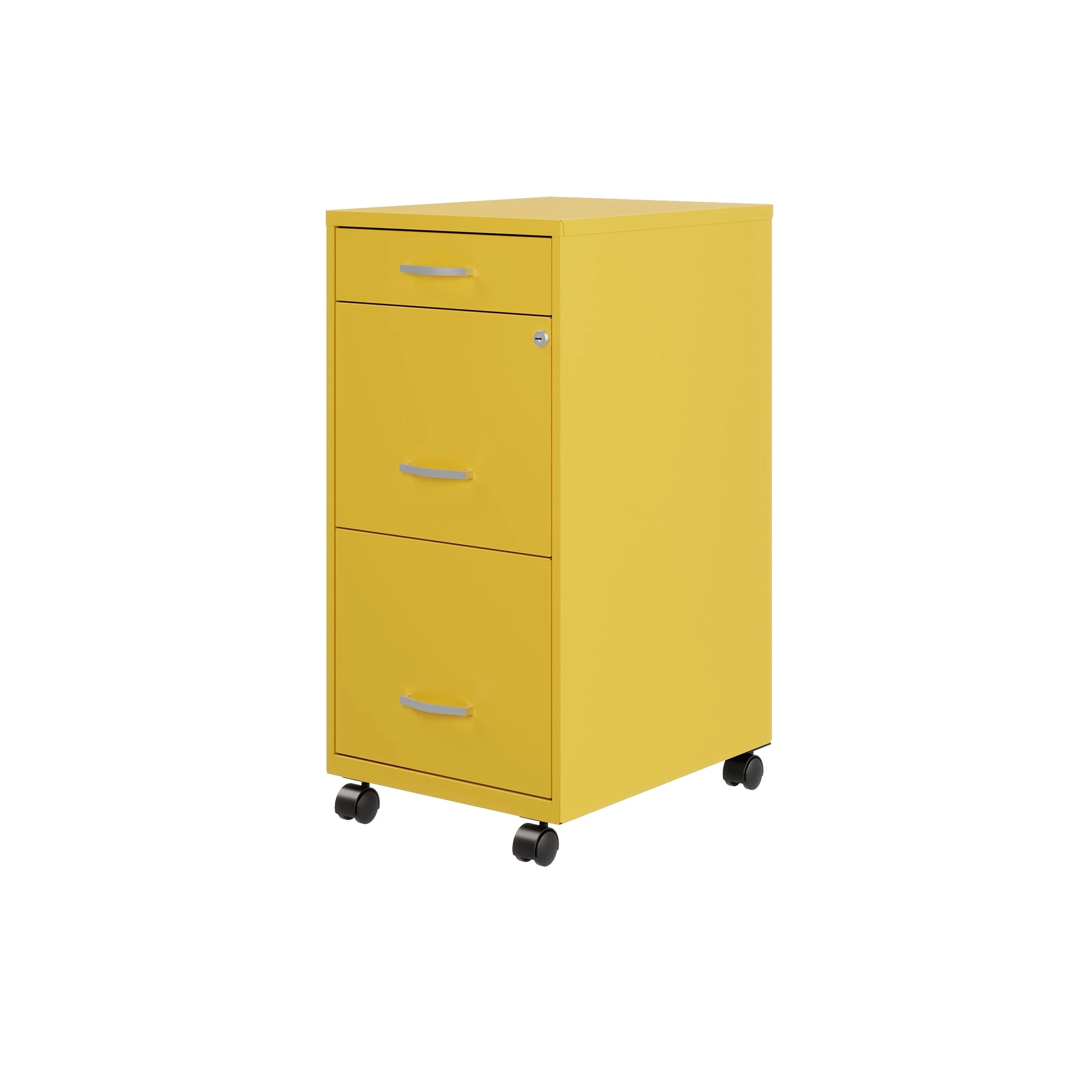 Space Solutions 18 Deep 3 Drawer Metal File Cabinet