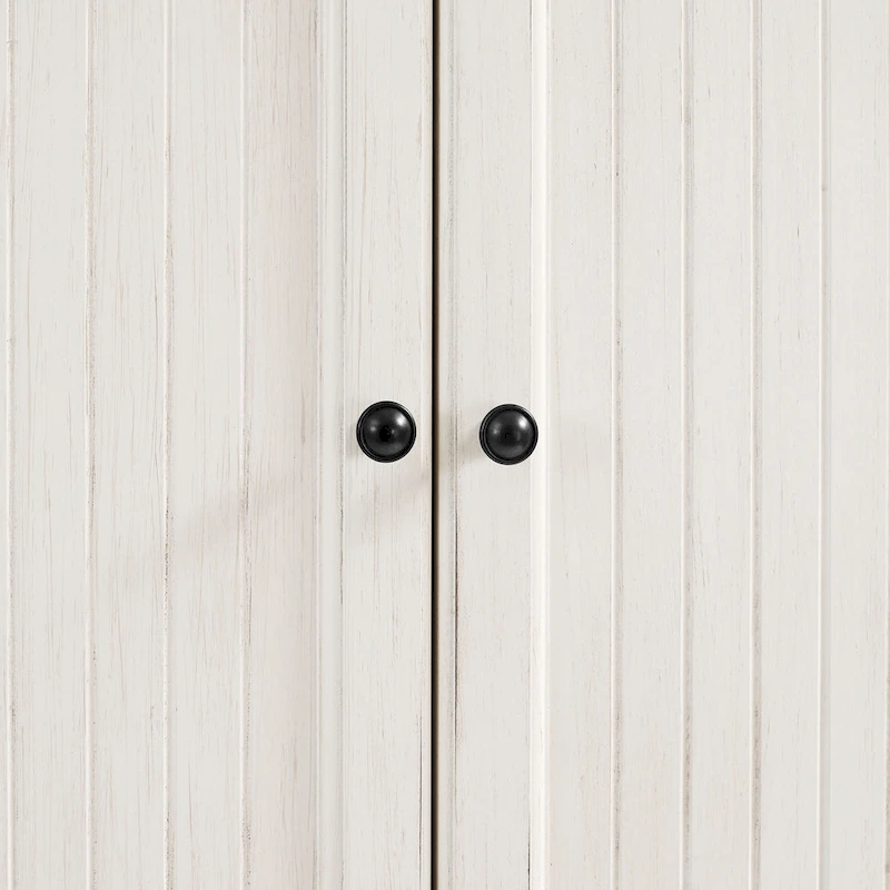 Crosley Seaside Distressed White Kitchen Pantry