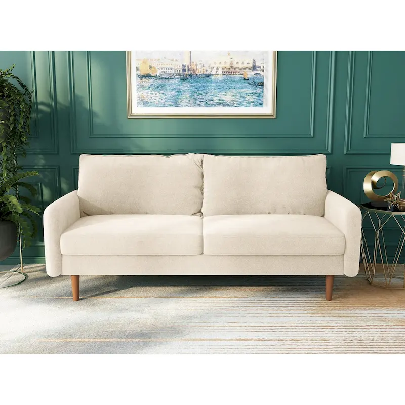 70Velvet Square Arm Sofa