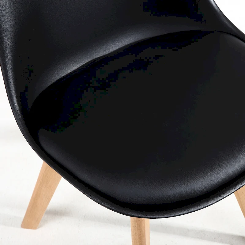 Dining Chairs Wooden Desk Chairs No Wheels Set of 2