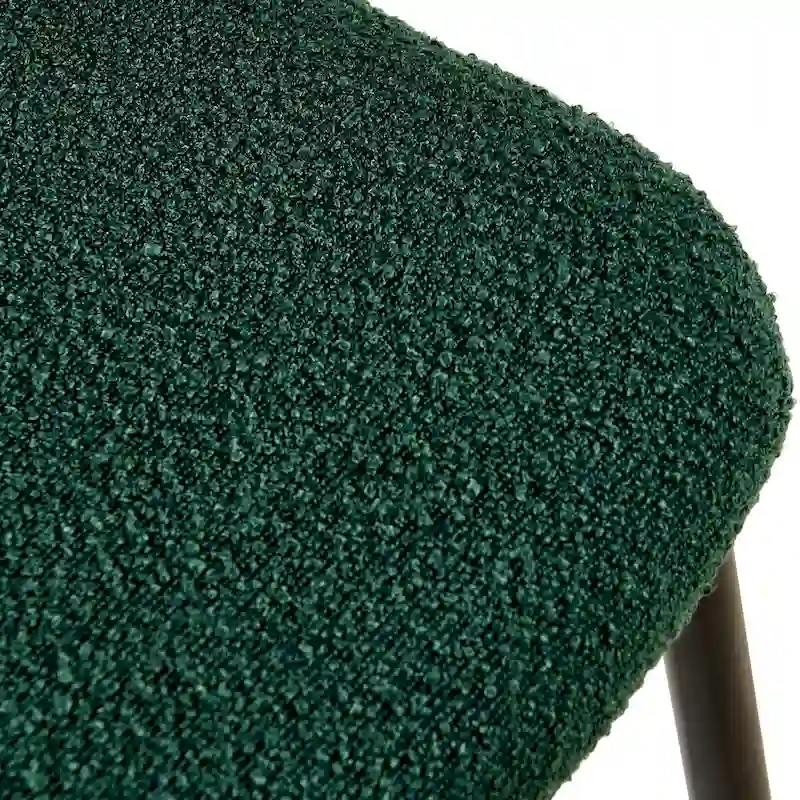 Dining Chairs Set of 4,Boucle Chairs with Natural Cane Back