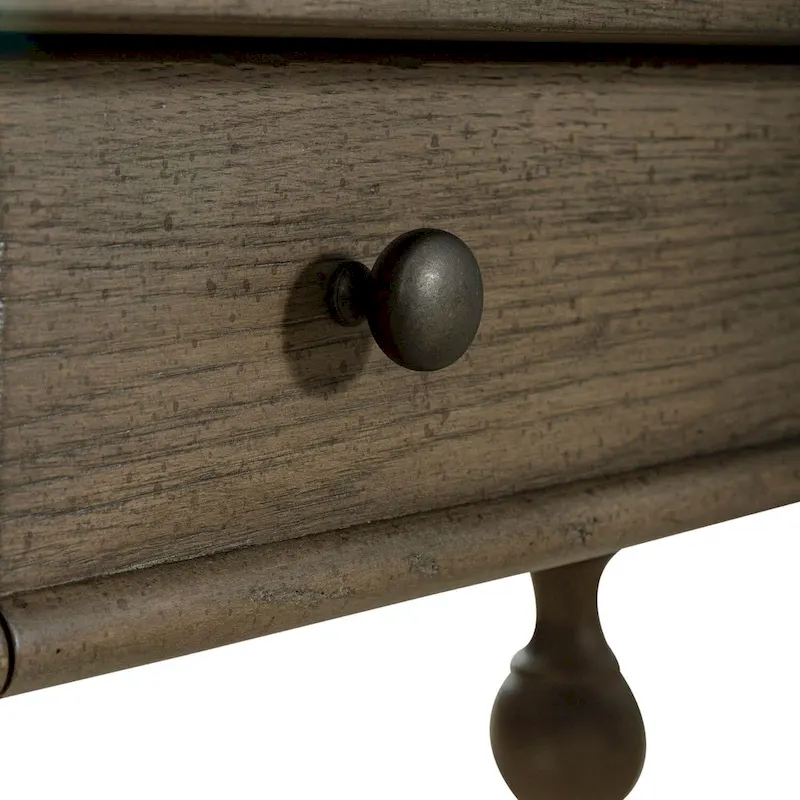 Dusty Taupe Writing Desk