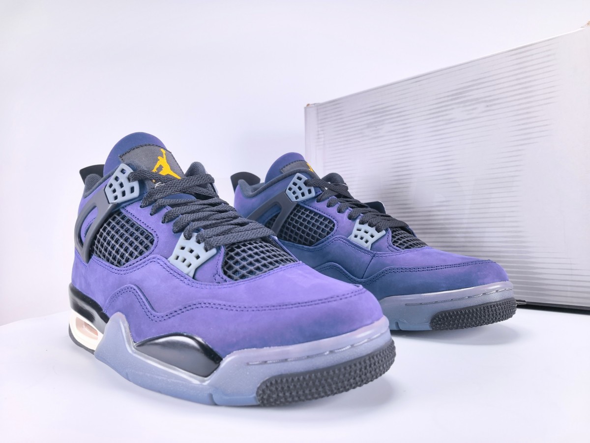 Air Jordan 4 Retro Lakers Imperial Purple - Aktrende
