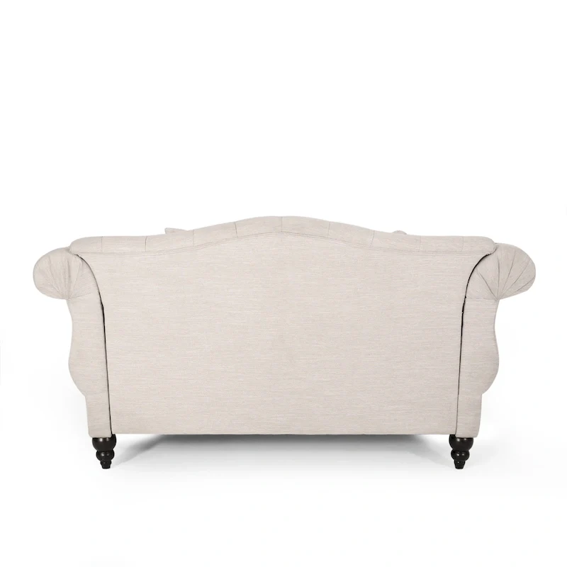 Wellston Tufted Double Chaise Lounge by Christopher Knight Home - 62.50 L x 58.50 W x 34.00 H