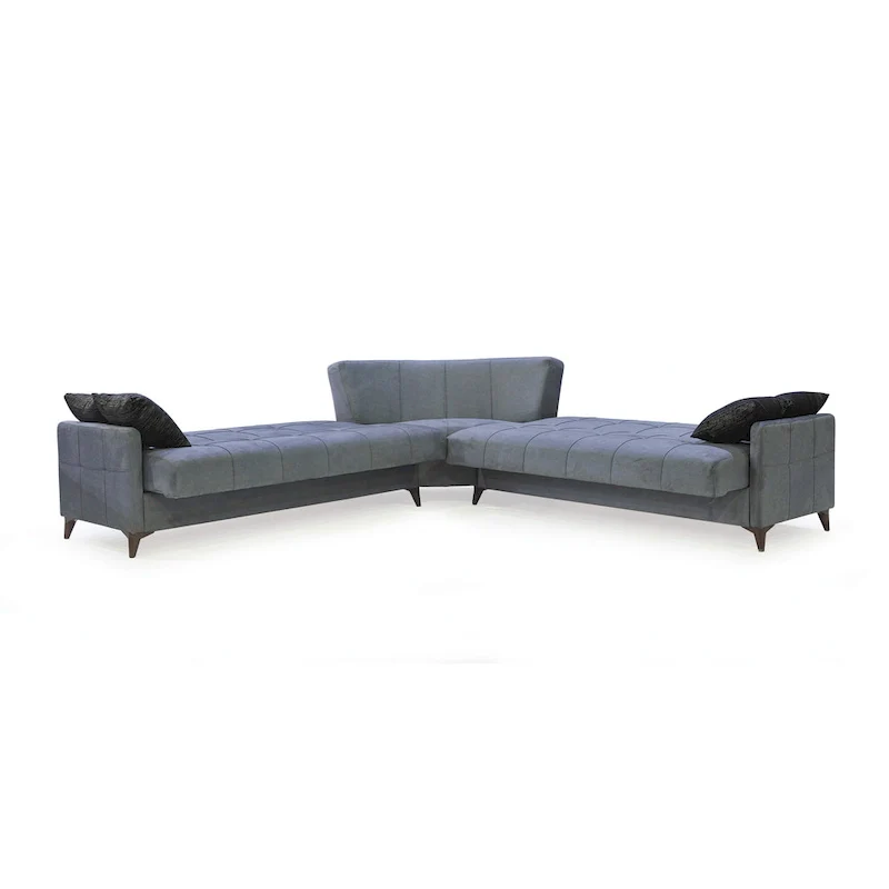 Nazim Fabric Convertible Sleeper Sectional Sofa
