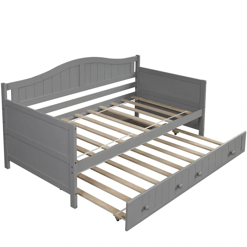 White Pine Twin Daybed with Trundle, 2-Person