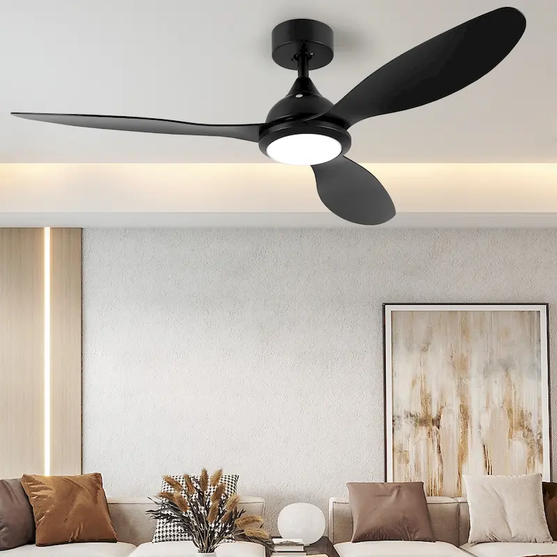 OVIOS Elegant 52-inch 2-in-1 Ceiling Fan Light with Remote Control