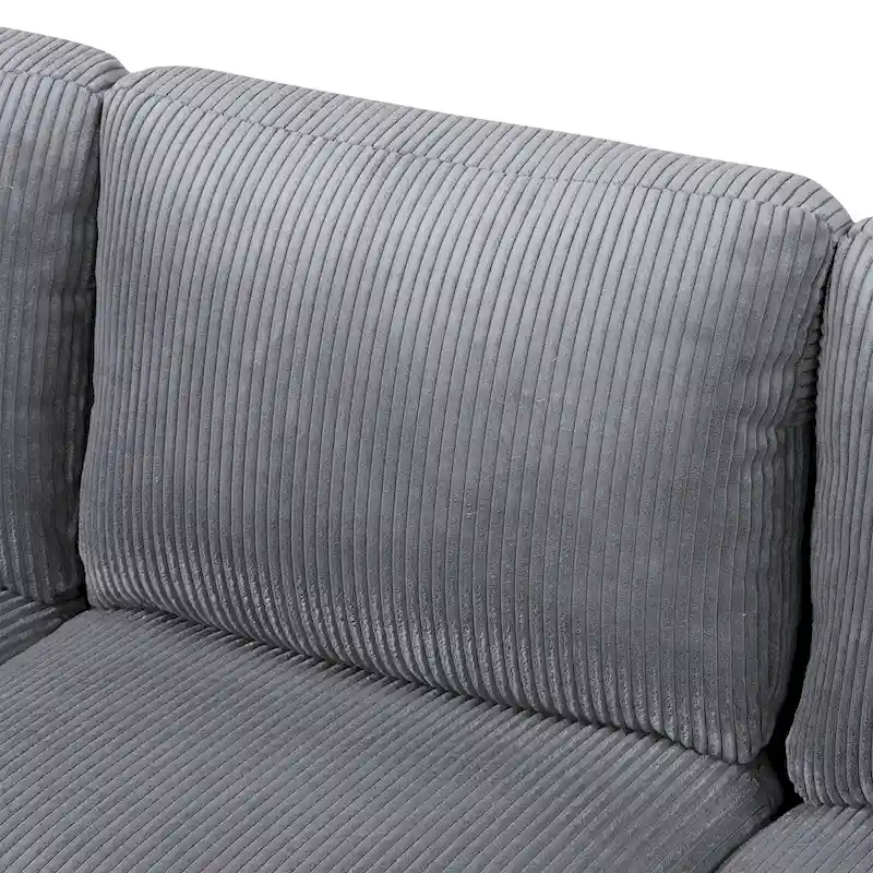 U-shaped Sponge-filled Cushion Combination Sofa