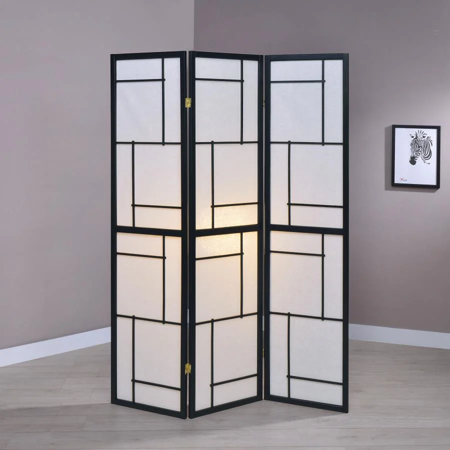 Geometric Pattern Room Divider
