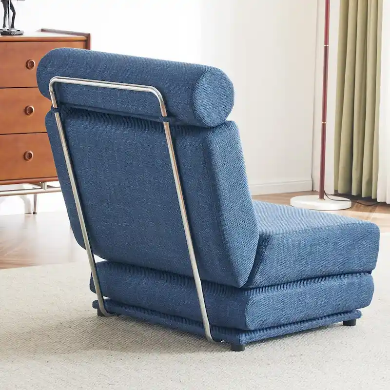 Single Sofa Chair Foldable Single Sofa Bed with Pillow