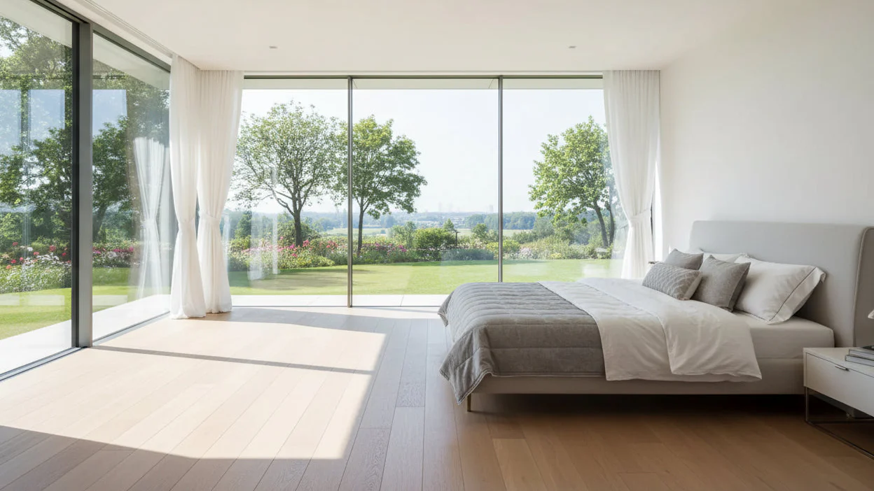 KingSizeFloatingBedwithHeadboardStorageandRGBLEDLights,Beige