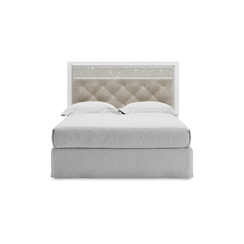 Signature Design by Ashley Altyra White Upholstered Panel Headboard