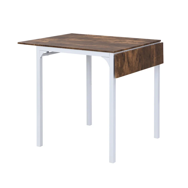 5-Piece Counter Height Dining Set with Drop Leaf Table 39.4