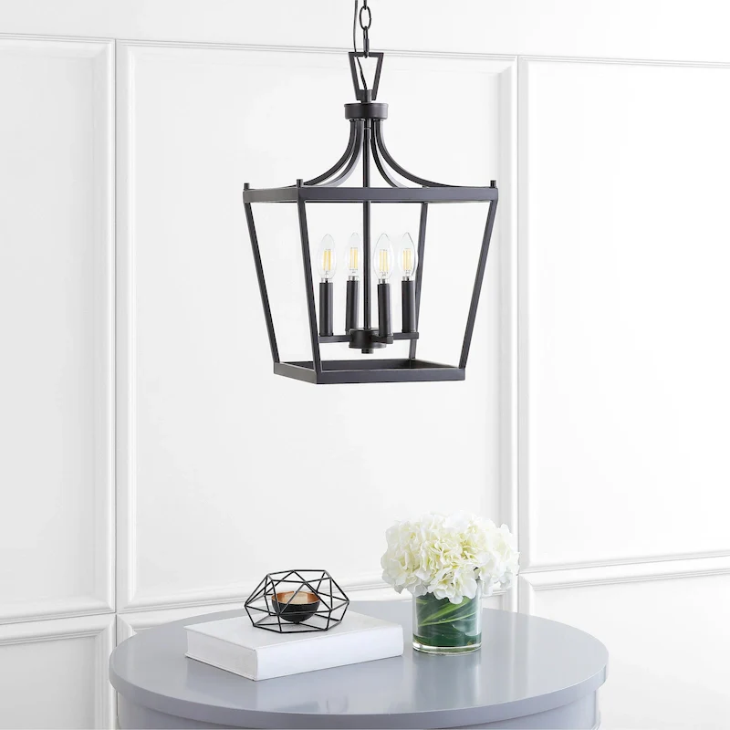 SAFAVIEH Lighting Olgica 4-light Pendant - 13 x13 x24.75-96.75  - 13Wx13Dx97H