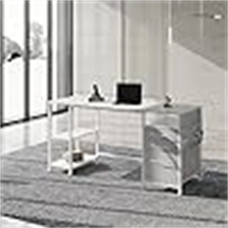 Desks with Drawers and Shelves - 21.65 D x 59.06 W x 29.13 H