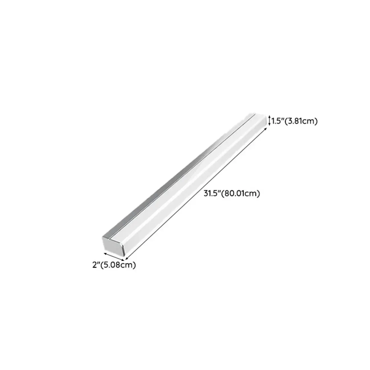 Dimmable Modern Linear White LED Vanity Wall Light
