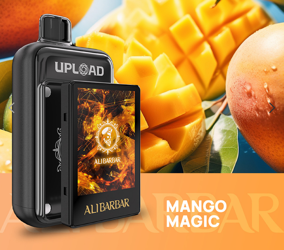 AliBarbar Upload 25000 Puffs with replaceable LED Screen