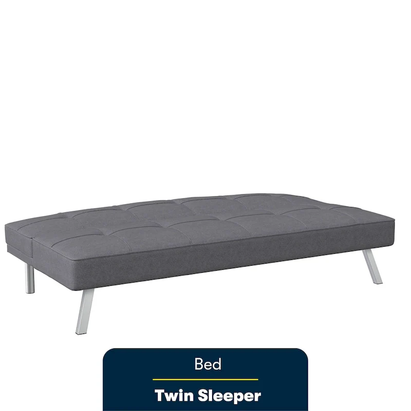 Convertible Sofa with Finger Guard – Sofa, Lounger & Full-Size Bed