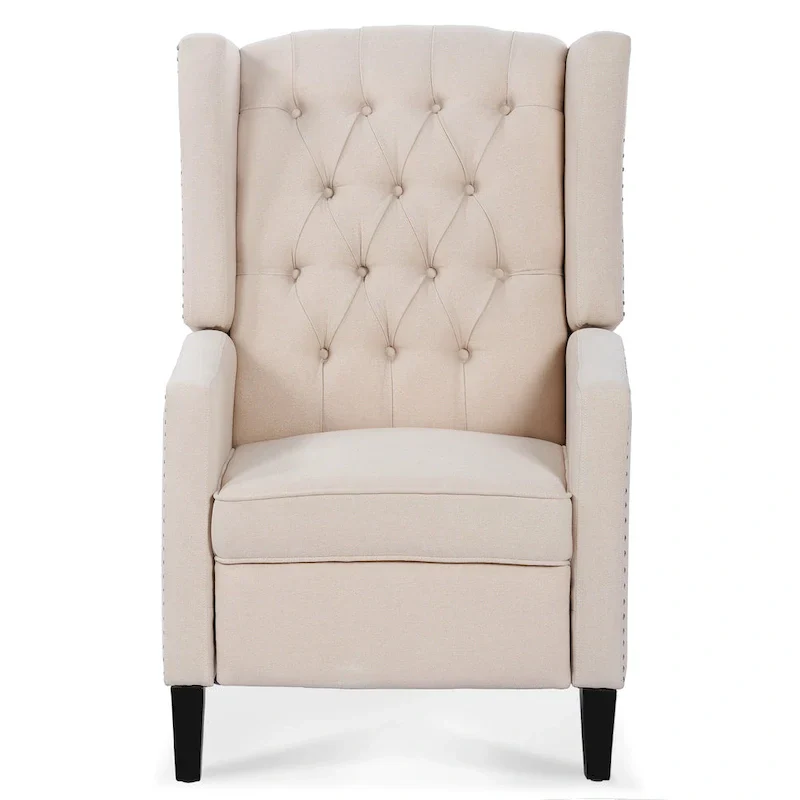 Wide Manual Wing Chair Recliner - 34.45 x 27.16 x 40.55