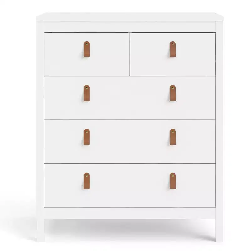 Tvilum, Madrid 5 Drawer Chest , White