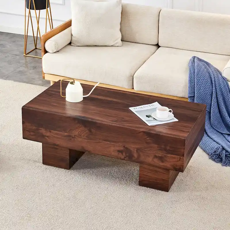 Modern Simple Texture Sticker MDF Coffee Table