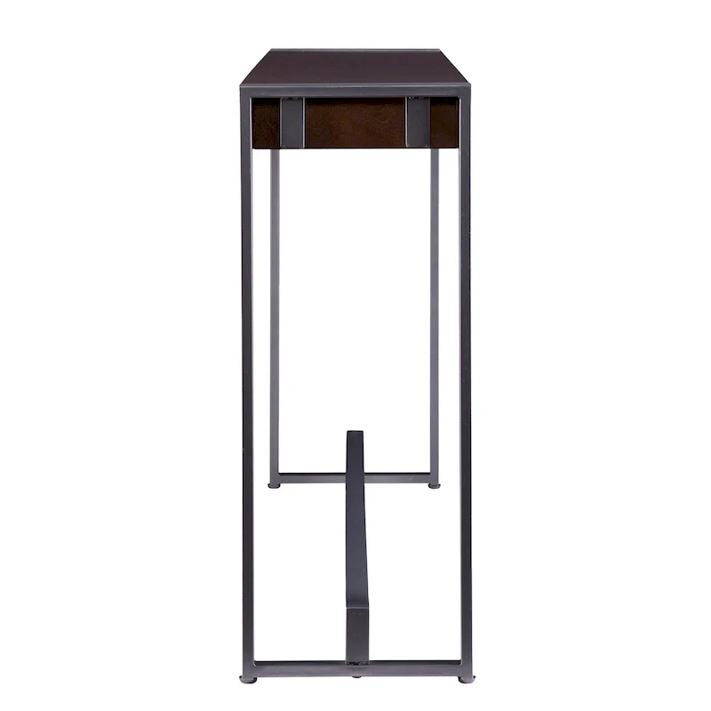 SEI Furniture Macen Modern Narrow Industrial Console Table