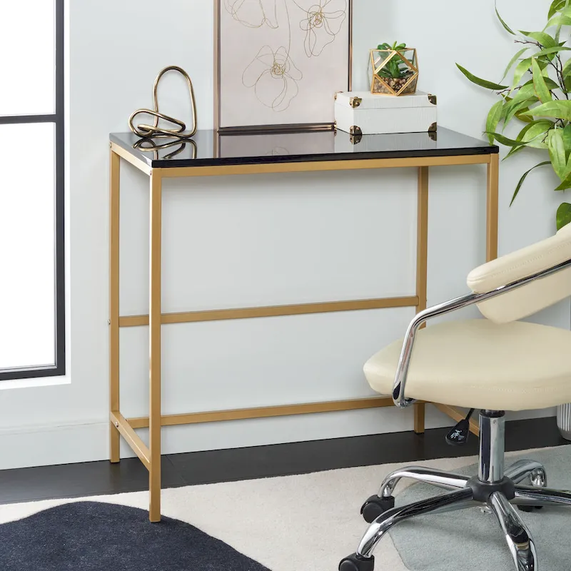 SAFAVIEH Aleen Glossy Wooden Desk