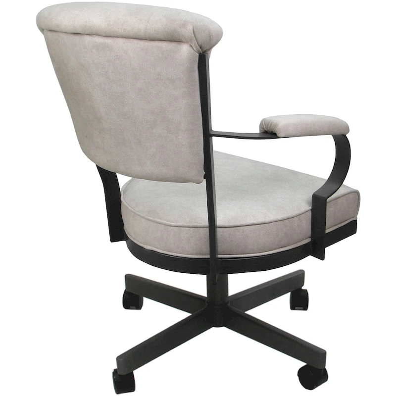 Miami Swivel Metal Caster Chair on Reading Base - 18 High Seat