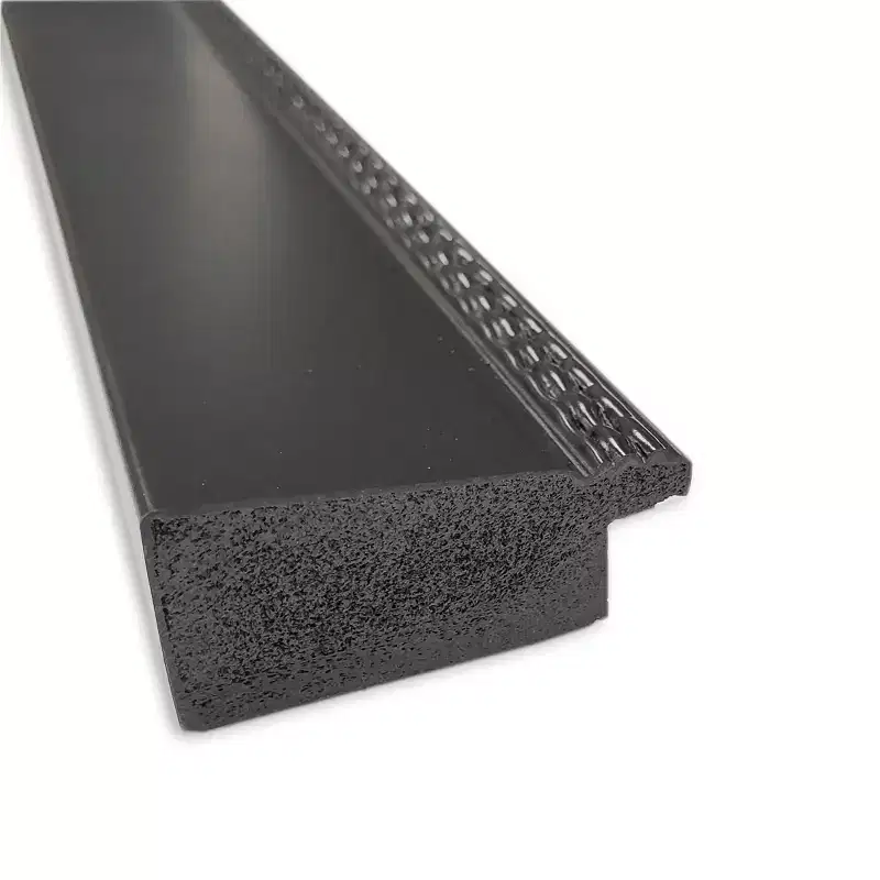 31" x 25" Non-Beveled Avon Black Wall Mirror - Amanti Art: Modern Style, Polystyrene Frame, Includes Mount Hardware