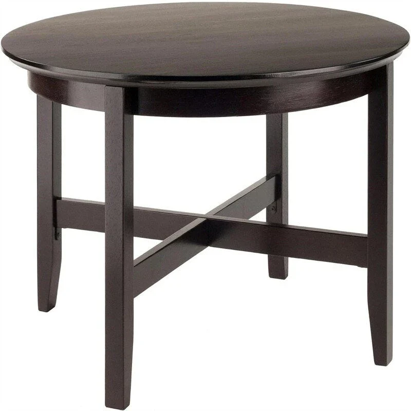 Wood Toby Occasional Table Espresso - 30 D x 30 W x 18.11 H