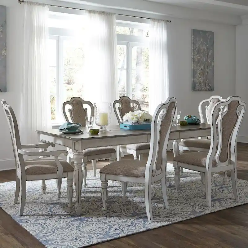 Magnolia Manor 7 Piece Rectangular Table Set