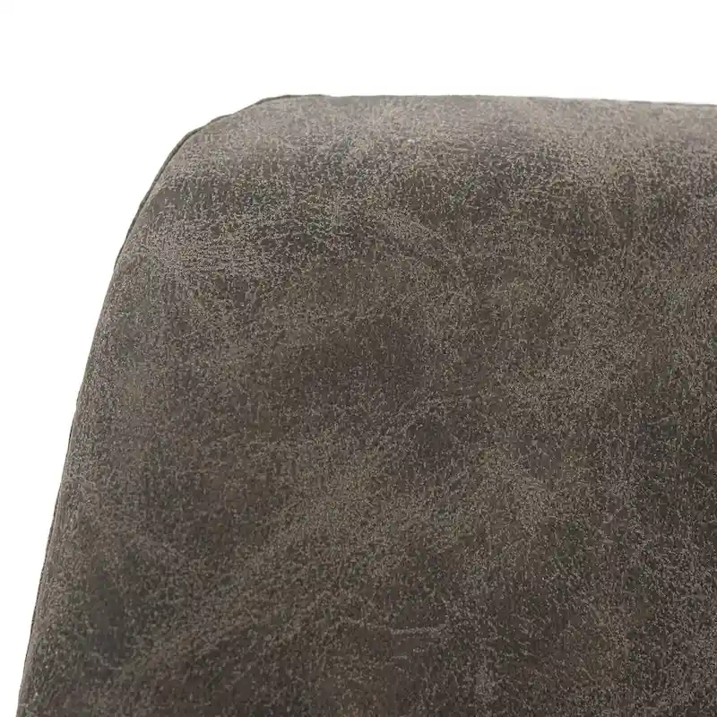 Markley Leather Dining Chair With Gold Metal Legs Modern Accent Side Chair