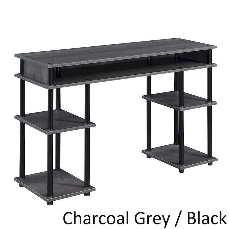 Designs2Go No Tools Student Desk with Shelves