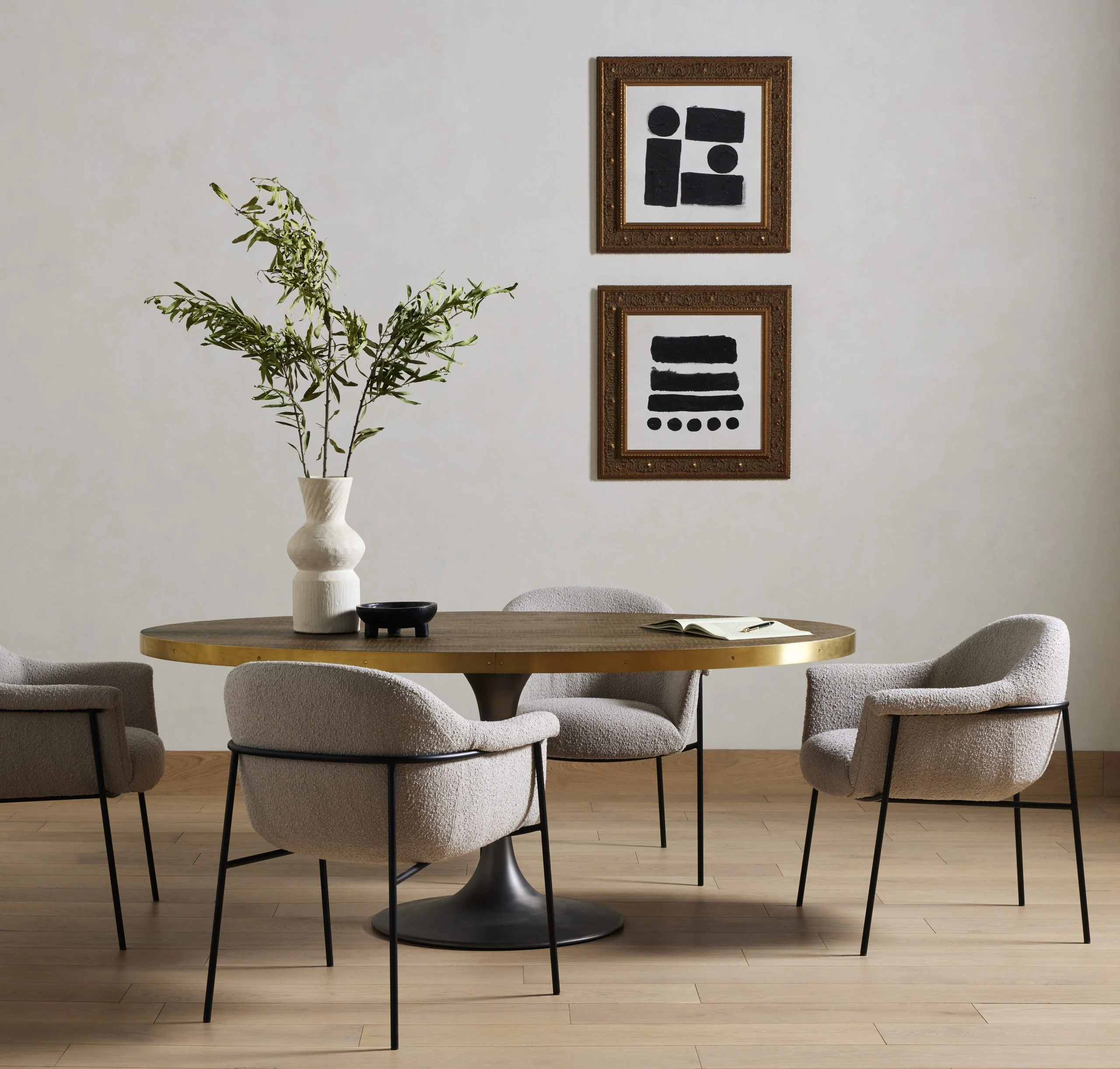 EVANS OVAL DINING TABLE